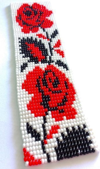 فن الرسم بالمسامير, Anting Manik, Native American Beadwork Patterns, Native Beading Patterns, Bead Loom Designs, Loom Jewelry, Bead Loom Pattern, Loom Bracelet Patterns, Motifs Perler