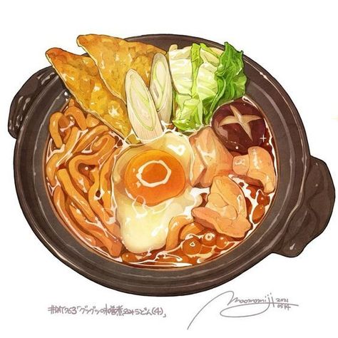 Dnd Food, Japanese Food Illustration, Food Doodles, 귀여운 음식 그림, Foodie Art, Food Artwork, Food Sketch, Watercolor Food, Cute Food Drawings