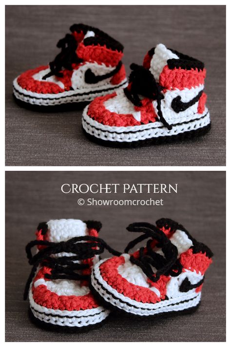 Crochet Nike Style Baby Sneaker Booties Free Crochet Pattern - Video Crochet Baby Shoes Free Pattern, Crochet Booties Pattern, Shoe Patterns, Baby Booties Free Pattern, Crochet Baby Gifts, Crochet Baby Booties Pattern, Crochet Shoes Pattern, Crochet Baby Shoes Pattern, Baby Shoes Pattern