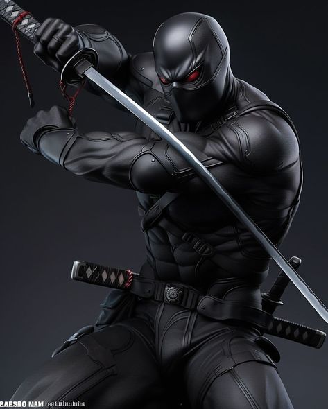 Warrior Character Design Male, Vigilante Suit Design, Ninja Spiderman, Super Hero Concept, Vigilante Character Design, Vigilante Character Design Male, Ninja Armor, Armadura Ninja, Snake Eyes Gi Joe