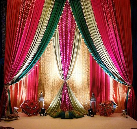 Sangeet Inspiration!   For Indian Wedding Decorations in the Bay Area, California; Contact R&R Event Rentals, Located in Union City & serving the Bay Area and Beyond. Indian Wedding Stage, Diy Photobooth, Outdoor Wedding Backdrops, Asian Inspired Wedding, Indian Theme, Wedding Stage Design, Mandap Decor, Wedding Backdrop Design, Indian Wedding Inspiration