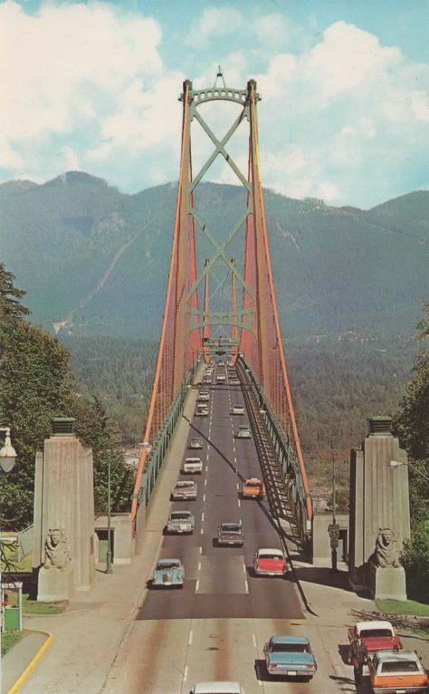 The Lions Gate Bridge. Lions Gate Bridge, West Coast Canada, Stanley Park Vancouver, Lions Gate, Stanley Park, Vancouver Bc Canada, Bc Canada, Vancouver Bc, Back In The Day