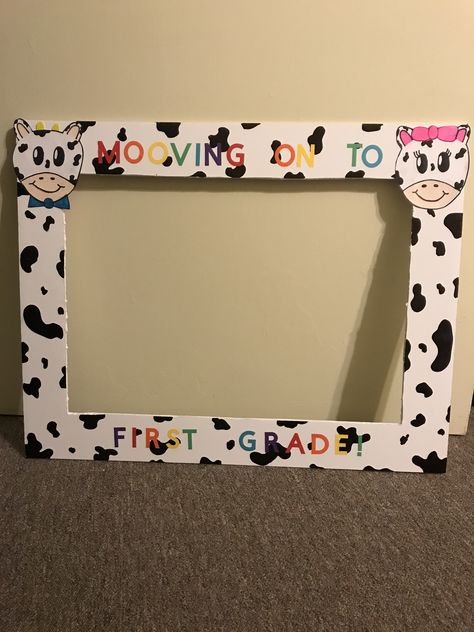 Cow Party Decorations Diy, Cow Theme Classroom, Cow Print Classroom Theme, Cow Print Classroom, Cow Classroom, Preschool Door, Elementary School Graduation, End Of Year Party, Classroom Welcome