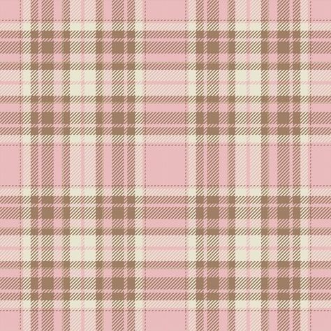 Vestidos Bebe Crochet, Large Wall Murals, Pink Flannel, Plaid Wallpaper, Phone Wallpaper Patterns, Pink And Brown, Pattern Repeat, Pink Plaid, Traditional Wallpaper