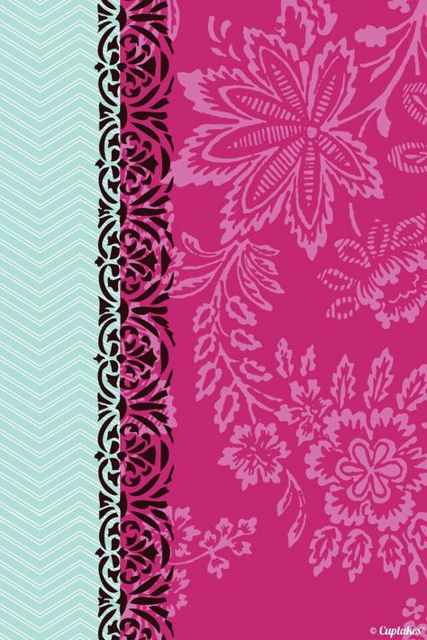 ! Cuptakes Wallpapers, Iphone 7 Plus Wallpaper, Digital Art Illustration, Cute Backgrounds, Cellphone Wallpaper, Plant Design, Note Paper, Scrapbook Inspiration, Pink Wallpaper