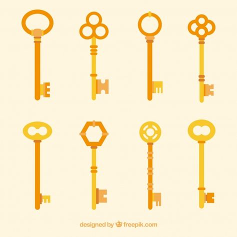 Key Illustration Graphic Design, Key Graphic Design, Keys Illustration, Key Logo Design, Key Graphic, Key Illustration, Key Logo, Golden Key, Abstract Pattern Design