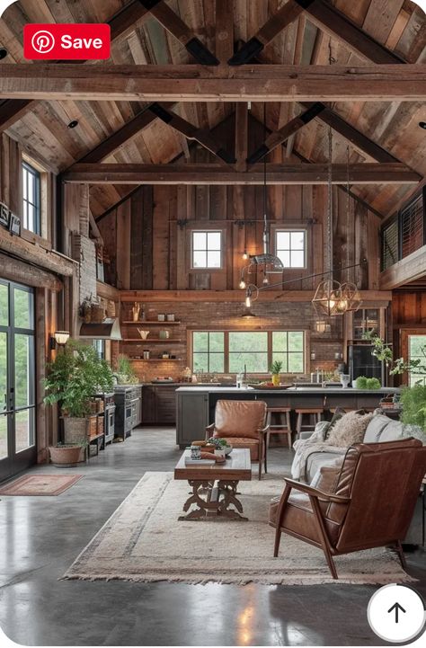 Wood Man Cave Ideas, Barndo Man Cave, Post And Beam Homes Interior, Party Barn Ideas, Barn To House Conversion, Pole Barn House Interior, Barn Decorating Ideas, Man Cave Pole Barn, Party Barn Interior