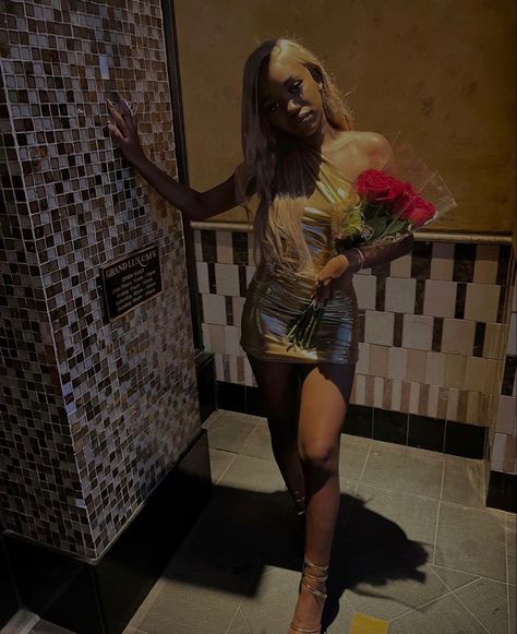 Gold Birthday Outfit, Cute Birthday Outfits, Gold Birthday, Dressy Outfits, 18th Birthday, Baddie Outfits, Birthday Outfit, Birthday