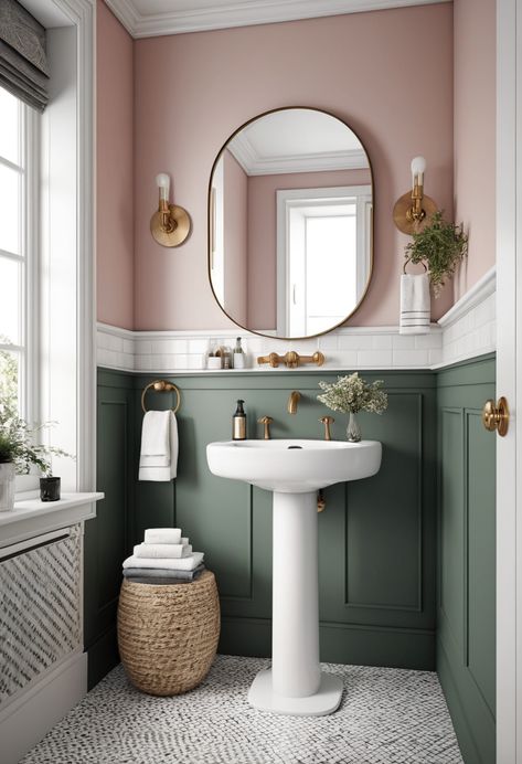 Discover how a chic pedestal sink and stylish mirror can elevate your small bathroom while maximizing functionality. #SmallBathroom #PedestalSink #BathroomDecor Bathroom Mirrors Over Pedestal Sinks, Half Bath With Pedestal Sink, Small Bathroom With Pedestal Sink, Pedastal Sink, Bathroom With Pedestal Sink, Small Pedestal Sink, Bathroom Pedestal Sink, Pedestal Sink Bathroom, Small Full Bathroom