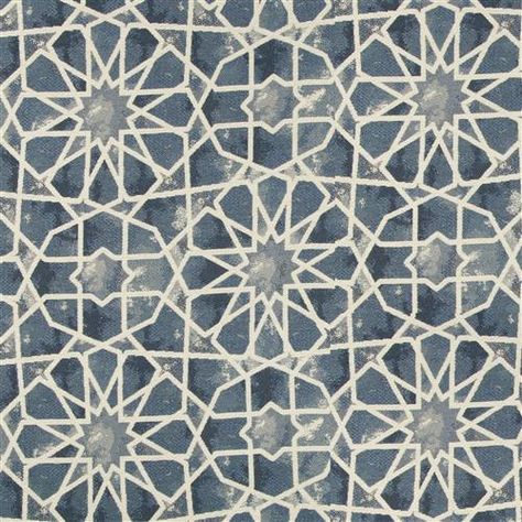 Stella - Crypton Home - Indigo Geometric Upholstery, Elegant Living Room Design, Kravet Fabrics, Indigo Fabric, Fabric Houses, Capitol Hill, Elegant Living Room, Furniture Upholstery, Blue Ivory