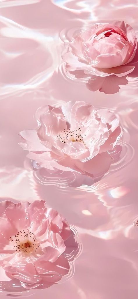 Flowers Iphone Wallpaper, Frühling Wallpaper, Dreamy Artwork, Pretty Phone Wallpaper, Lovely Flowers Wallpaper, Simple Phone Wallpapers, Pretty Backgrounds, Floating Flowers, Pink Wallpaper Iphone