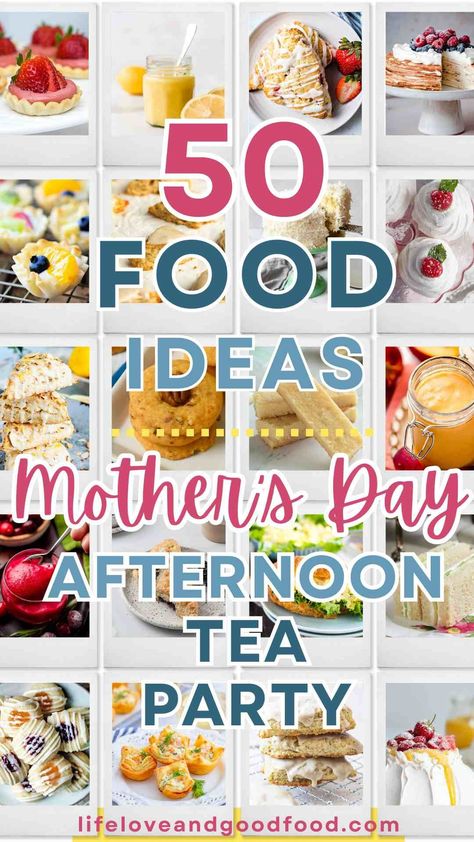 Welcome to our Spring round-up of the top 50 Mother's Day Afternoon Tea Party Food Ideas! From classic sandwiches and savory options to delectable scone recipes, with recipes for tasty creams, curds, jams, and sweet treats, we've got all you need to spoil the guest of honor this Mother's Day. Happy party planning! Afternoon Tea Menu Ideas, Afternoon Tea Party Food, Tea Party Food Ideas, Classic Sandwiches, Family Vegetarian Meals, Mother's Day Afternoon Tea, Mothers Day Meals, Vanilla Bean Scones, Chocolate Cream Puff