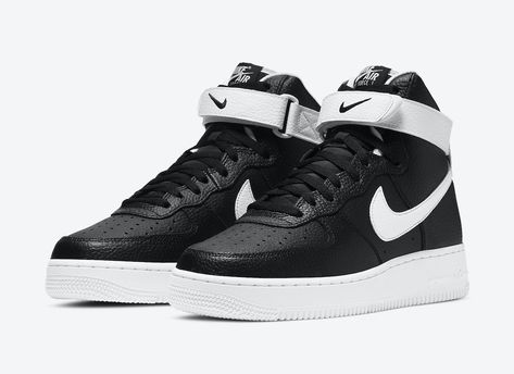 New Air Force 1, Nike Air Force Men, Nike Tenis, New Nike Air Force, Nike Air Force 1 High, Air Force 1 High, White Shoes Sneakers, Nike Air Shoes, Black And White Shoes