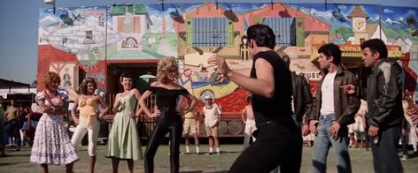 Rydell High School Carnival (Grease) Grease Soundtrack, Musical Grease, Grease 1978, Grease Movie, Grease Is The Word, Corporate Christmas Parties, School Carnival, John John, Olivia Newton John