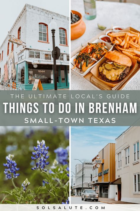 Day Trips From Houston, Things To Do In Texas, Road Trip Stops, Texas Road Trip, Brenham Texas, Cute Town, Texas Bucket List, Blue Bell Ice Cream, Ice Cream Factory