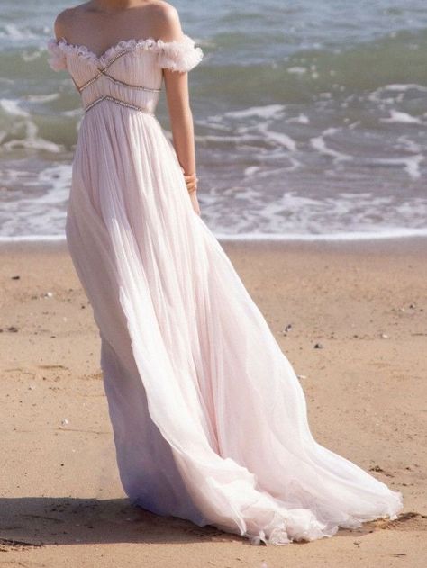 Summer Court Aesthetic Dress, Ethereal Dress Wedding, Fantasy Ballgown Art, Ethereal Dress Aesthetic, Poufy Dress, Coquette Prom Dress, Fairy Tale Dresses, Ethereal Aesthetic Outfits, Ethereal Dresses