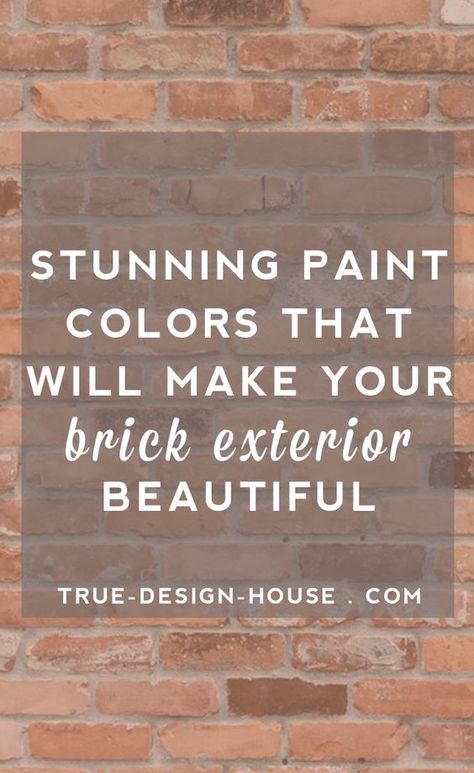 Need Some Design Inspiration For Your Brick Exterior?  Are you ready to breathe some new life into the outside of your home?  I’m  guessing the exterior of your house is feeling a little tired but you’re  not sure how to repaint to make the best of the brick you already have  going on.  Getting some guidance from a professional designer is the right  next step!  There are a few basic design theories and practices that can  take a brick exterior from boring to knockout and I’m going to walk ... Orange Brick Houses, Brown Brick Houses, Brick Paint Colors, Red Brick House Exterior, Red Brick Exteriors, Painted Brick Exteriors, Painted Brick House, Orange Brick, House Paint Color Combination