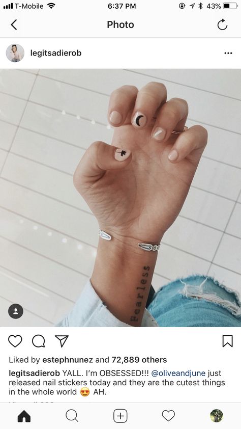 Sadie Robertson Tattoo, Sadie Robertson, Nail Stickers, Tatting, Tattoos