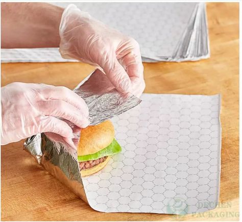 Burger Foil Wrap Aluminum Foil Sandwich Types Of Burgers, Hot Sandwiches, Juicy Hamburgers, Food Wrapping Paper, Sandwich Wrap, Grab Food, Sub Sandwiches, Hot Sandwich, Keep Food Warm