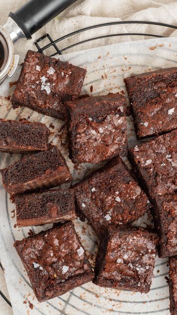 Baked Mochi, Mochi Brownies, Catherine Zhang, Chocolate Mochi, Butter Mochi, Mochi Cake, Chewy Brownies, Glutinous Rice Flour, Flaky Salt