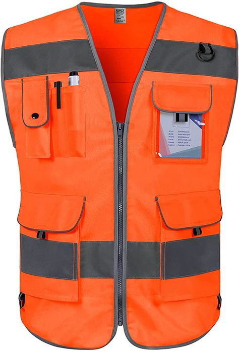 Hard Hat Accessories, Work Vest, Vest With Pockets, Reflective Vest, Safety Work, Camo And Pink, Women's Uniforms, Safety Vest, Safety Clothing