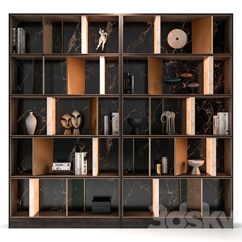 Bookshelf Designs, Contemporary Bookshelf, Wall Unit Designs, Bookshelves In Bedroom, Home Bar Rooms, Room Furniture Design, Doors Interior Modern, Modern Bookshelf, Wall Panel Design