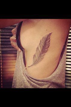 Feather Rib Tattoos, Feather Tat, Bird Tattoo Ribs, Tattoo Feather, Feather With Birds Tattoo, Tatoo Inspiration, Feather Tattoo Design, Mermaid Tattoos, Feather Tattoo