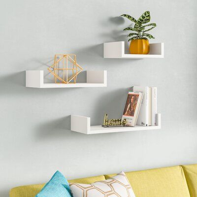 Wall Shelves Design Kitchens, Cute Shelves Bedroom, Shelf On Wall, Cute Shelves, 3 Floating Shelves, Hanging Wall Shelves, Shelf For Bedroom, Bedroom Shelf, Floating Shelves Wall