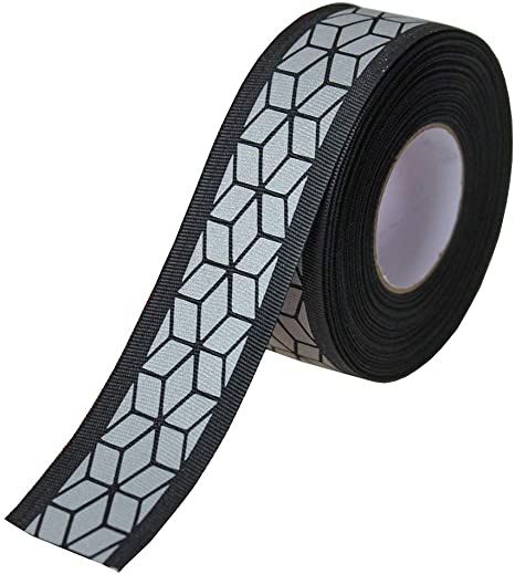 Amazon.com: JINBING Silver Sew On Reflective Ribbon Tape for Chothing Safety Fabric Webbing Trim Strip 10yard (Black) Reflective Fabric, Reflective Tape, Sewing Ribbon, Diy Ribbon, Fabric Strips, Fabric Tape, Fabric Ribbon, Sewing Accessories, Amazon Art