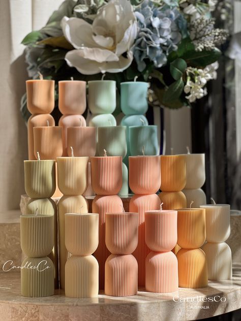 Our selection of candles for ceremonies and special occasions. All • Gift Sets • New Arrivals • Decor • Pillars • Form • Scented Vessels Candles For Wedding, Mint Green Shorts, Blue Fountain, Photo Candles, Perth Western Australia, Coconut Lime, Candle Collection, Wedding Table Settings, Candle Shapes