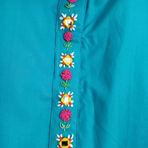 Pathani kurta with side pockets, minimal embroidery on placket and cuffs, gives you ethnic and comfy look. Fabric: Lawn Color: Light blue Price: Rs 2050/- Size: Medium . . #lawn #summer #2024 #casual #daywear #textiledesign #designerwear #fyp #trending #embroidery #kurti Trending Embroidery, Minimal Embroidery, Embroidery Kurti, Creative Embroidery, Color Light Blue, Designer Wear, Summer 2024, Textile Design, Color Light