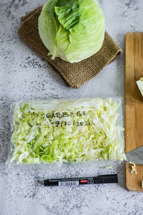 Can I Freeze Cabbage, Cabbage Freezing, How To Clean Cabbage, Can Cabbage Be Frozen, How To Freeze Fresh Cabbage, Freezing Cabbage Without Blanching, Cabbage Preserving, How To Store Cabbage In Refrigerator, Cabbage Recipe Freezer