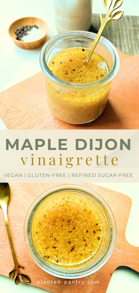 Dijon Vinaigrette Dressing, Vegan Ranch Dressing, Homemade Italian Dressing, Dijon Vinaigrette, Vegan Dressing, Healthy Salad Dressing, Vinaigrette Dressing, Vegan Gluten Free Recipes, Vegan Appetizers