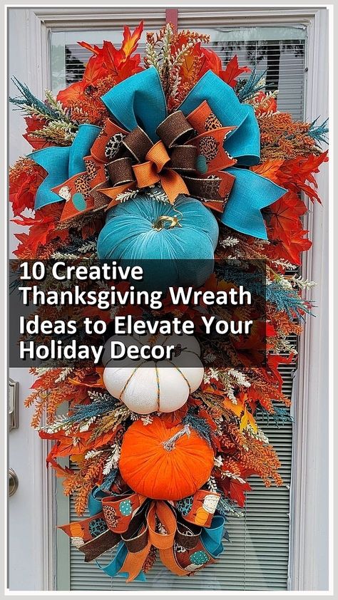 Discover 10 Creative Thanksgiving Wreath Ideas to Elevate Your Holiday Decor! Transform your entryway with stunning wreaths that capture the essence of the season. From rustic natural elements to vibrant autumn colors, these Thanksgiving wreath designs will inspire you to craft the perfect welcoming touch for your home. Explore unique styles and DIY tips that will impress your guests and enhance your festive atmosphere. Thanksgiving Wreath Ideas, Thanksgiving Wreaths Diy, Thanksgiving Wreath, Thanksgiving Wreaths, Diy Tips, Wreath Ideas, Autumn Colors, Wreath Designs, Natural Elements