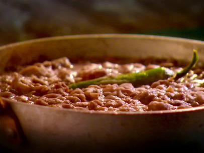 Spicy Refried Beans Recipe : Marcela Valladolid : Food Network Spicy Refried Beans, Refried Beans Recipe, Beans Recipe, Taco Bell, Side Recipes, Refried Beans, Bean Recipes, Mexican Dishes, Food Network