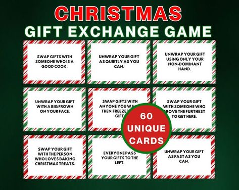 Christmas Pass the Gift Game, Pass the Prize Poem, Pass the Present, Christmas Gift Game, Christmas Gift Exchange Game, Christmas Party Game - Etsy Gift Exchange Games For Adults, Gift Exchange Dice, Gift Exchange Game, Gift Games, Christmas Gift Exchange Games, White Elephant Gift Exchange, Christmas Gift Games, Gift Exchange Games, Printable Christmas Games