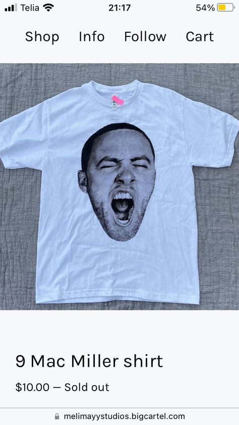 Mac Miller T Shirt, Mac Miller Shirt, Mac Miller, Mac, T Shirt