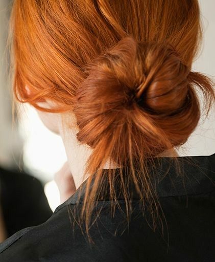 Messy Bun Hairstyles, Copper Hair, Orange Hair, Hair Envy, Ginger Hair, Hair Dos, Perm, The Mirror, Hair Day