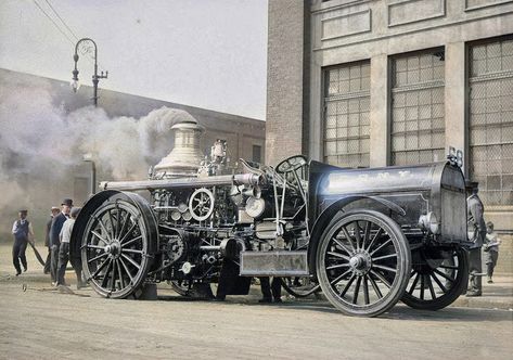 Steam Tractor, Traction Engine, Fire Equipment, Fire Apparatus, Fire Service, House Fire, Fire Rescue, Emergency Vehicles, Fire Dept