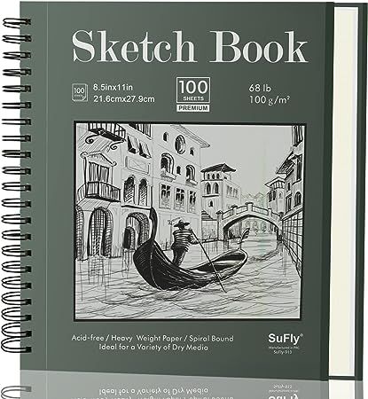 Sketch Book for Kids - Small Sketchbook - Sketch Book 5.5 X 8.5, Pack of 1 (68lb/110gsm), 100 Sheets Artist Sketch Pad, Acid Free Drawing Paper, Art Paper for Drawing and Painting & Adults. Spiral Sketchbook, Small Sketchbook, Free Drawing, Sketch Pad, Drawing Paper, Drawing And Painting, Book For Kids, Sketch Book, For Kids