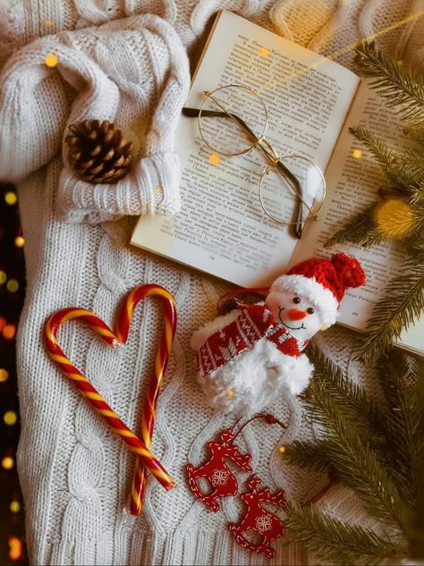 Christmas Bookstagram Ideas, December Bookstagram, Christmas Book Photo, Cosy Christmas Aesthetic, Simple Christmas Photoshoot, Booktok Ideas, Bookish Christmas, Christmas Flatlay, All Disney Princesses