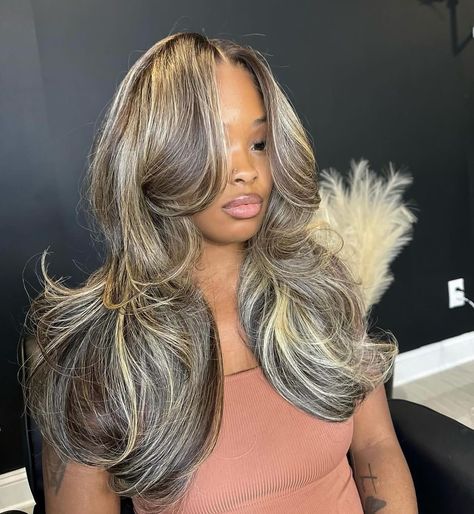 13x6 Lace Frontal Wig, Highlight Blonde, Highlight Color, Blonde Highlight, Natural Luxury, Cozy Cat, Wig Human Hair, Dope Hairstyles, Hair Laid