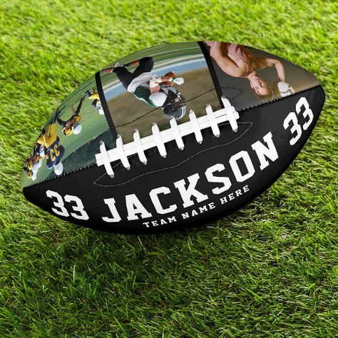 Cool Photo Collage, Senior Football Gifts, Soccer Senior Night, Christmas For Him, 2025 Graduation, Football Banquet, Senior Football, Senior Night Gifts, Great Graduation Gifts