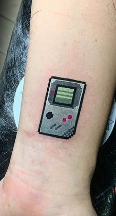 Gbc Tattoo, Gameboy Tattoo, Nerd Tattoo, Tattoo Board, Nintendo Gameboy, Tattoos Ideas, Tattoo Inspo, Tattoo Ideas, Nintendo