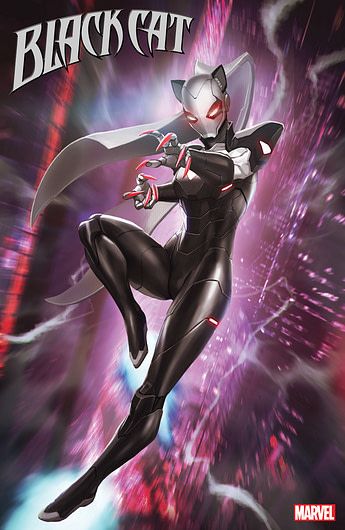 Black Cat’s Brand New Costume... Iron Cat Black Cat Comics, Iron Cat, Black Cat Felicia Hardy, Felicia Hardy, Black Cat Marvel, Spider Art, Scott Campbell, Karakter Disney, Marvel Spiderman Art