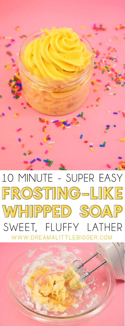 Whipped Soap Diy, Easy Frosting, Sweet Cupcake, Cupcake Soap, Diy Body Scrub, Sugar Scrub Diy, Sweet Cupcakes, Diy Scrub, Homemade Soap Recipes