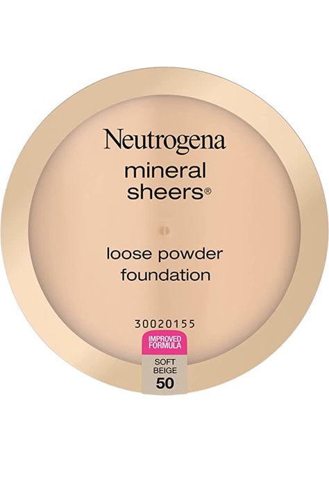 Neutrogena Mineral Sheers Lightweight Loose Powder Makeup Foundation with Vitamins A, C, & E, Sheer to Medium Buildable Coverage, Skin Tone Enhancer, Face Redness Reducer, Soft Beige 50.19 oz Face Redness, Loose Powder Makeup, Medium Coverage Foundation, Natural Skin Tone, Powder Makeup, Powder Foundation, Makeup Foundation, Loose Powder, Natural Skin