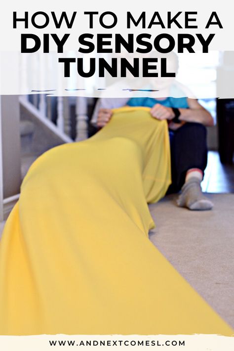 Sensory Tunnel, Homemade Sensory, Hacks For Kids, Sensory Swing, Diy Sensory, Sensory Therapy, Sensory Diet, Sensory Overload, Sensory Tools