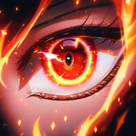 Anime Close Up, Fantasy Eyes Drawing, Red Anime Eyes, Glowing Eyes Art, Fantasy Eyes Art, Fantasy Eyes, Red Anime, Fire Eyes, Eyes Artwork