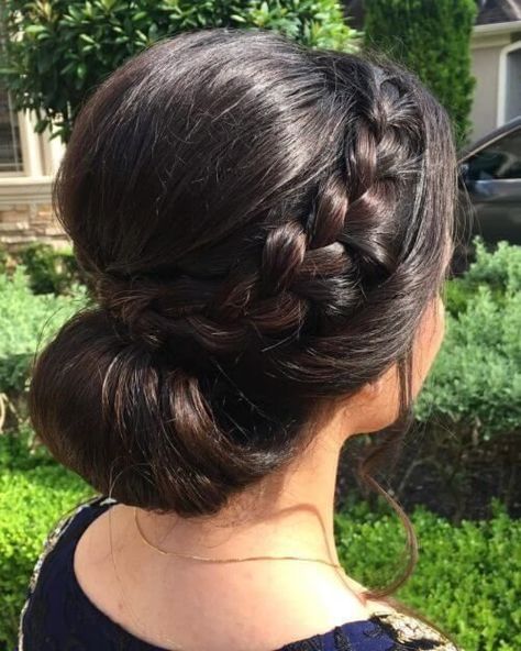 Hair Braid Indian, Braided Hairdo, Hairstyles Indian, Bridal Hair Buns, Indian Wedding Hairstyles, Braided Bun Hairstyles, Best Wedding Hairstyles, Indian Bridal Hairstyles, Messy Bun Hairstyles